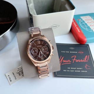 🆕️Fossil BQ3823 Modern Courier Chronograph Rose Gold-Tone Stainless