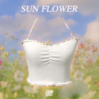 🌻SUN FLOWER🌻เสื้อคล้องคอลายดอก