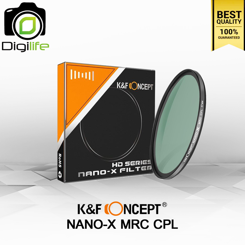 K&f Concept Filter Nano-X MRC CPL มัลติโค้ด ขนาด 52 , 58  , 67 , 77 , 82 mm.