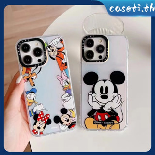 คูปองเคลม🎀เคสไอโ case for iphone 11 12 ตัวการ์ตูน มิกกี้ มีสีสัน เคส 14 13 12 11 pro max เคสโทรศัพท์มือถือที่สร้างสรรค