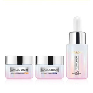 LOreal Paris Glycolic Bright Starter Set ลอรีอัล ปารีส เซทผลิตภัณฑ์บำรุงผิวหน้า