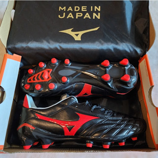 รองเท้า สตั๊ด ฟุตบอล มิซูโน่ Mizuno Morelia Neo MD หนังวัวแท้ ฟอกนุ่ม พิเศษ รุ่นท็อป ฟรี ของแถม ถุงผ้า + ดันทรง + กล่อง