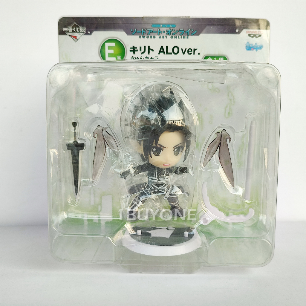 [แท้] [SAO] คิริโตะ ซอร์ดอาร์ตออนไลน์ ฟิกเกอร์ โมเดล Kirito Ichiban Kuji Sword Art Online FIGURE Mod