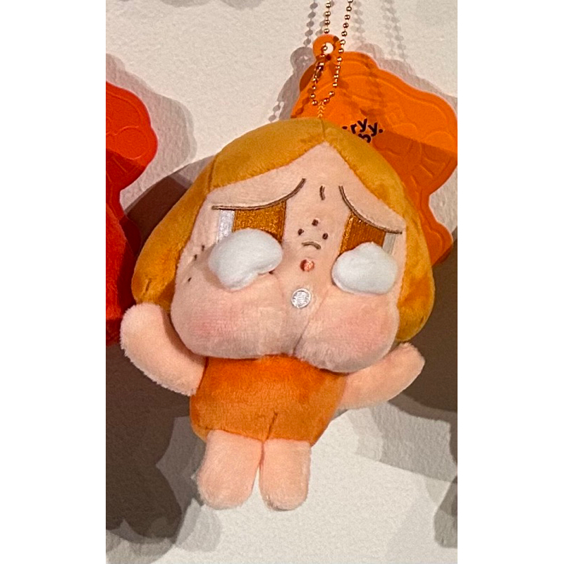 [พร้อมส่ง] [ของแท้] Crybaby My LiL’ fluffy tear keychain-orange