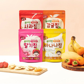 🇰🇷พร้อมส่ง : ผลไม้ฟรีสดราย์ สำหรับเด็ก Pure eat ขนมเด็กเกาหลี