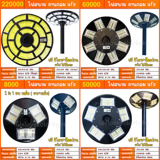 [ ส่วนลด 100 ] UFO สว่างยันเช้า ไฟโซล่าเซล 500000W LED Light ไฟถนน ไฟโซล่าเซลล์ พลังงานแสงอาทิตย์ ไฟกลางแจ้ง