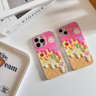 พร้อมส่งในไทย💘 เคสโทรศัพท์ เคส เคสมือถือ เคสไอติมluck TPU-S1315