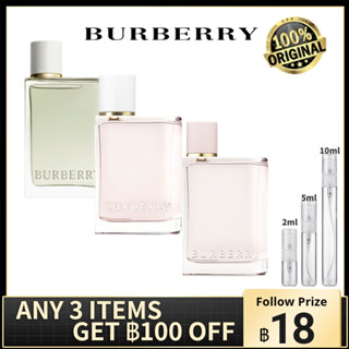 น้ําหอมแบ่งขาย 💯 Burberry Her EDP &amp; Her Blossom EDT &amp; Her EDT 2ml/5ml/10ml น้ําหอมแบบพกพา น้ําหอมผู้หญิงติดทนนาน