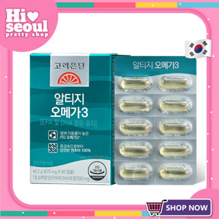 น้ำมันปลา โคเรียอึนดัน Korea Eundan rTG Omega 3  Fish oil  โอเมก้า 3 แบบ 60 เม็ด Exp. 2024.11.17