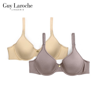 Guy Laroche Lingerie เสือชั้นใน กีลาโรช T-Shirt Bra Soft Mold ไม่เสริมฟองน้ำ รุ่น GB7M63 (แพ็คคู่)