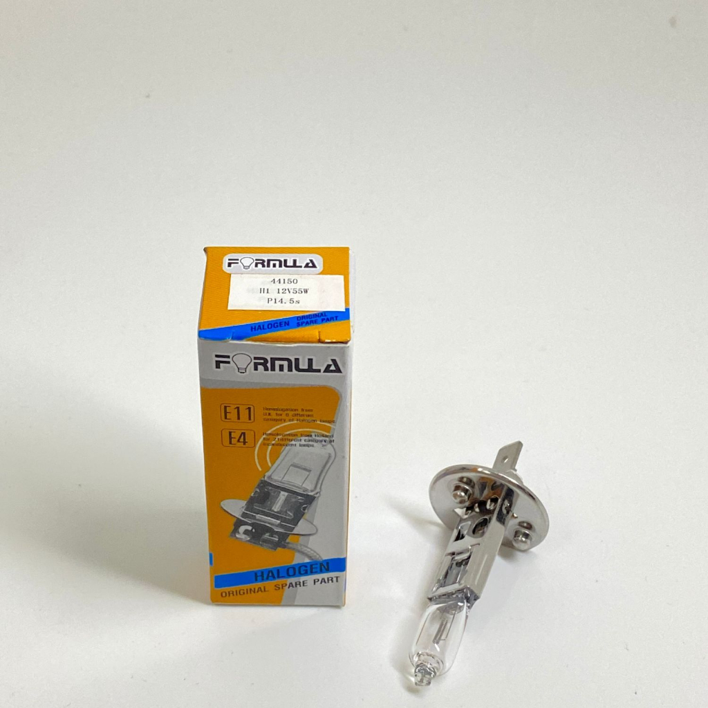หลอดไฟ H1 12V 60/55W FORMULA 1หลอด ไฟหน้าH4