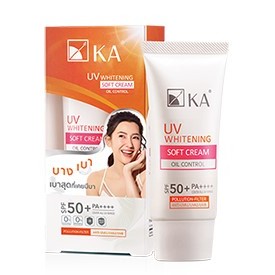 (15g) KA UV WHITENING SOFT CREAM SPF 50+ PA++++ เคเอ กันแดด เนื้อบางเบา