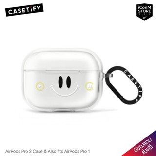 [พร้อมส่ง] CASETiFY - PLAY PAUSE SMILE เคสสำหรับ AirPods Pro 2 &amp; Pro 1 [ผ่อน0% ส่งฟรี มีของแถม]