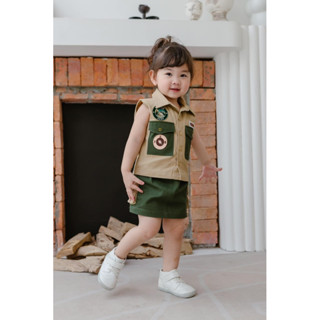 Funday : LOOK 8  (Top and Shorts) 9-12 M (รอบดูด)