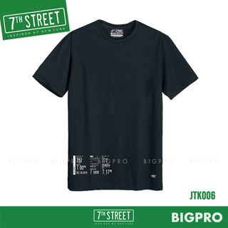 เสื้อยืด แนวสตรีท 7th Street รุ่น Ticket (กรมเข้ม) JTK006 ของแท้