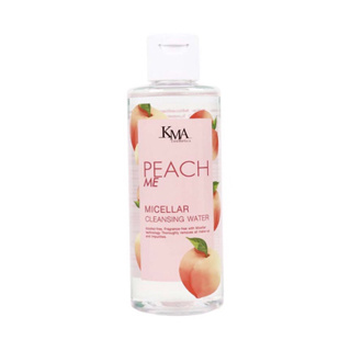 KMA PEACH ME CLEANSING WATER 195 ml. คลีนซิ่งวอเตอร์ ผลิตภัณฑ์ทำความสะอาดผิวหน้าอย่างล้ำลึก KCCCMN