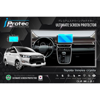 iProtec ฟิล์มใสกันรอยหน้าจอคอนโซนรถยนต์ (จอกลาง)TOYOTA INNOVA CRYSTA ขนาดจด 13cm*24cm