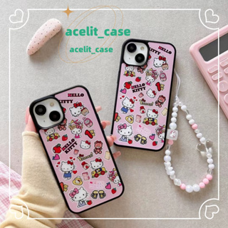 ❤️ส่งของขวัญ❤️ เคสไอโฟน 11 12 13 14 Pro Max HelloKitty ความนิยม แฟชั่น เรียบง่าย การ์ตูน Case for iPhone สไตล์วรรณศิลป์