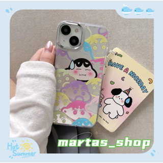 ❤️ส่งของขวัญ❤️ เคสไอโฟน 11 12 13 14 Pro Max พื้นผิวกระจก การ์ตูน แฟชั่น ความนิยม เรียบง่าย Case for iPhone สาวน่ารักหัวใ