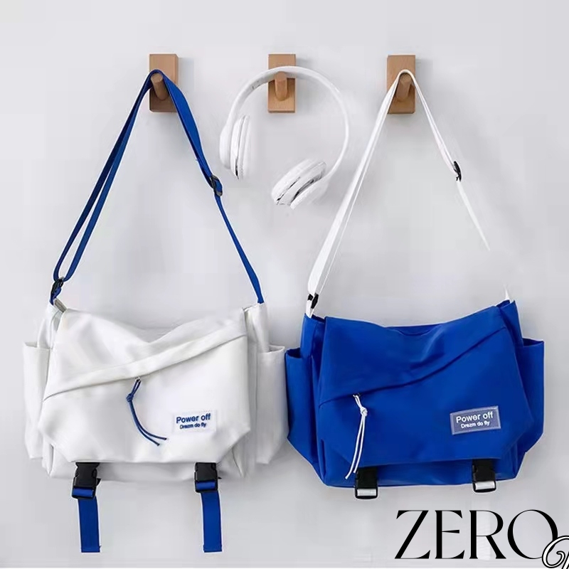 กระเป๋าสะพายไหล่ลําลอง messenger ขนาดใหญ่ จุของได้เยอะ สไตล์ญี่ปุ่น สําหรับผู้ชาย