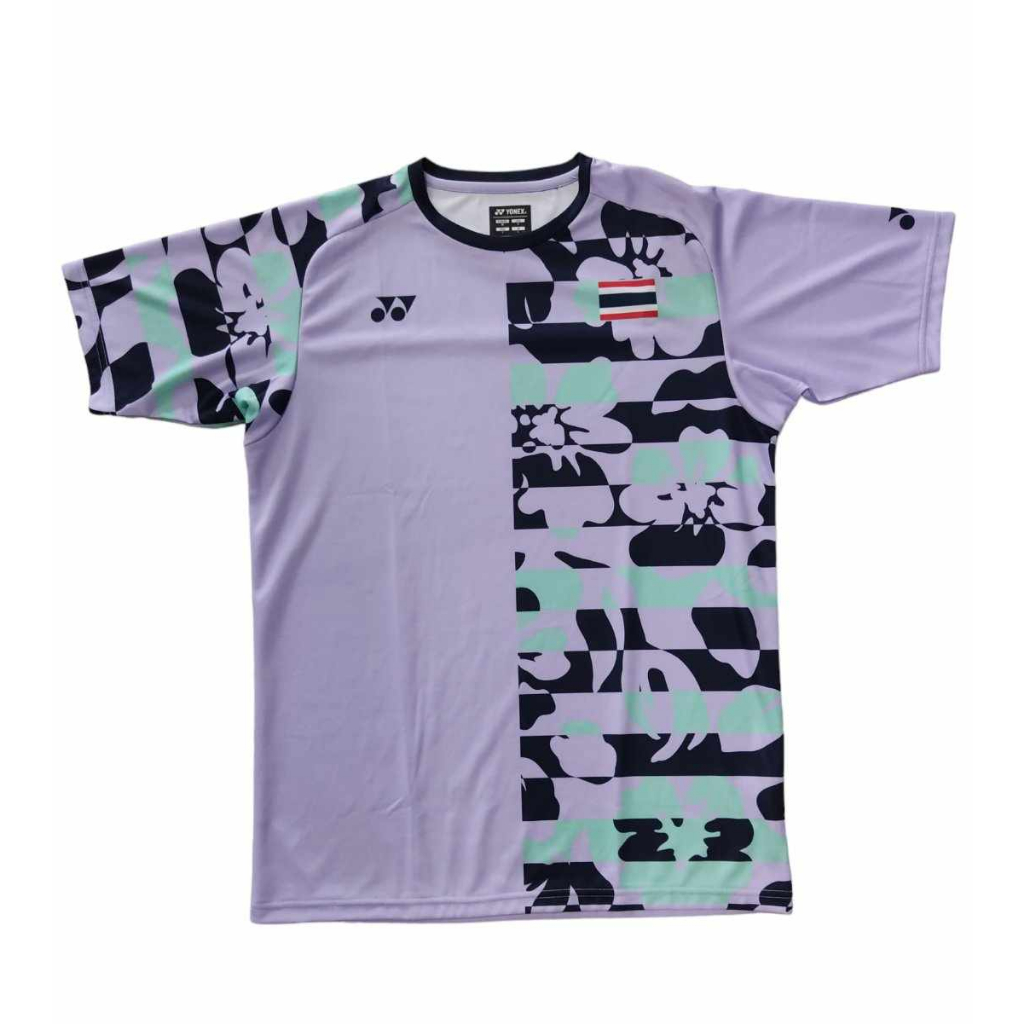 เสื้อ Yonex ทีมชาติไทยสีม่วง ของแท้ 💯%  YOB23220EX จากบริษัท yonex thailand