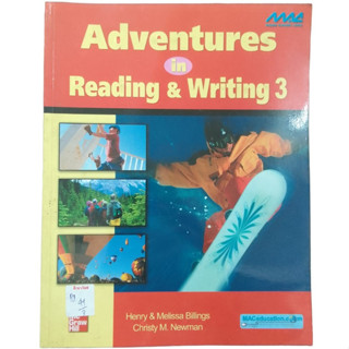 Adventures In Reading &amp; Writing 3 หนังสือเรียนสาระการเรียนรู้เพิ่มเติมภาษาอังกฤษ