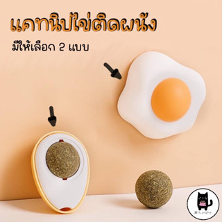 แคทนิปบอล กัญชาแมว แคทนิปไข่ดาว ไข่ต้ม สำหรับสัตว์เลี้ยง