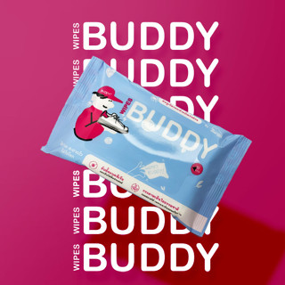 โปรแถมสุดคุ้ม ทิชชู่เช็ดรองเท้า WIPES BUDDY (1ซองบรรจุ 10 แผ่น)