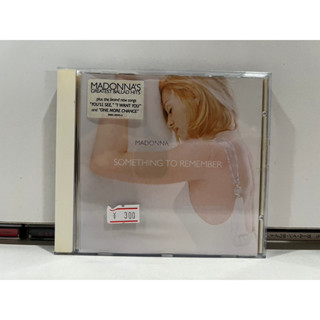 1 CD MUSIC ซีดีเพลงสากล MADONNA  SOMETHING TO REMEMBER (A9F46)