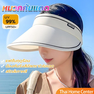 หมวกกันแดดครึ่งใบครึ่งหัว สไตล์เกาหลี แฟชั่นฤดูร้อน Sun visor