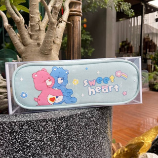 กระเป๋าเครื่องเขียน กระเป๋าดินสอ  Care Bears มี 2 ช่องซิป พร้อมส่งครบ 4 สี ขนาด 23×9×6 cm