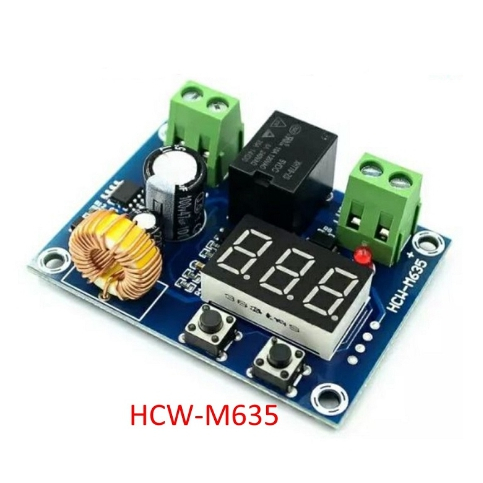 HCW-M635 โมดูลต่ำตัด เต็มต่อ พร้อมส่งในไทย Low Voltage Protection DC 6-60V 20A