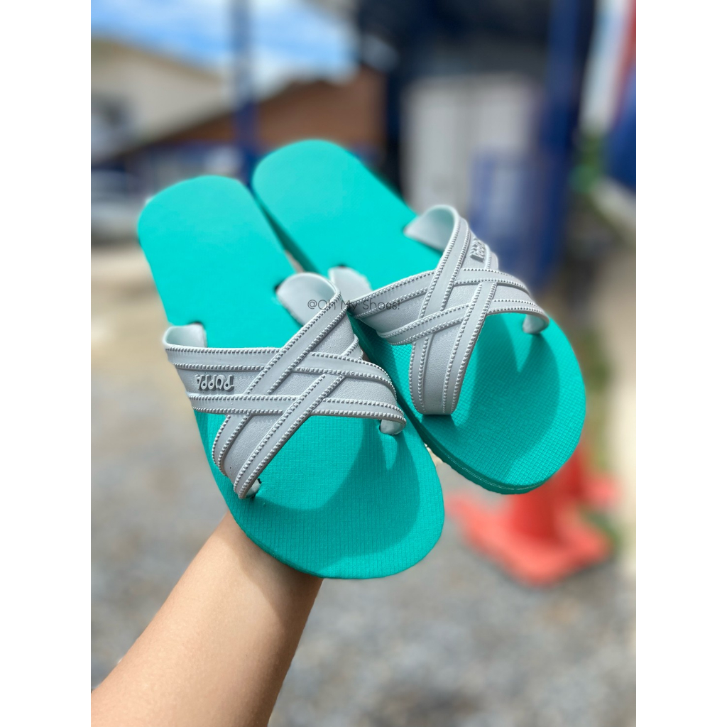 🌟ลูกค้าใหม่ 1 บาท💯PUPPA รองเท้าแตะสวม สีทูโทน เบอร์ 9-11 เบาใส่สบาย แห้งเร็ว