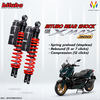 Bitubo โช๊คหลังสำหรับ Yamaha X-MAX 300