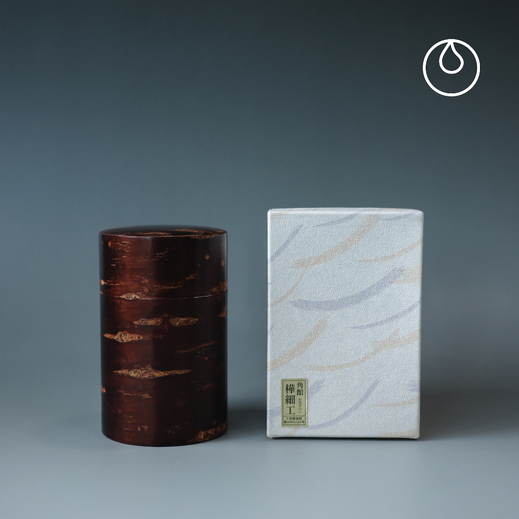 Yayanagi Tea Canister - Cherry Bark/Kabazaiku/Kakunodate (Tea caddy)