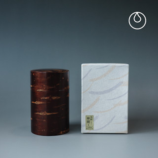 Yayanagi Tea Canister - Cherry Bark/Kabazaiku/Kakunodate