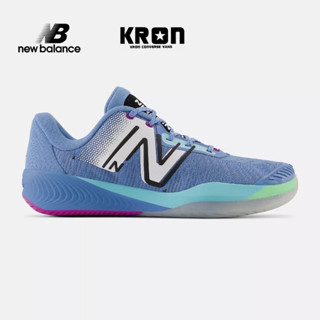 New Balance รองเท้าเทนนิสผู้ชาย FuelCell 996v5 (2E) Wide | Blue/Black ( MCH996F5 )