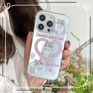 🔥สไตล์ใหม่🔥เคสไอโฟน iphone 11 14 Pro Max น่ารัก รูปหัวใจ แมว ป้องกันการตก เคส iphone 12 13 Pro Case for iPhone