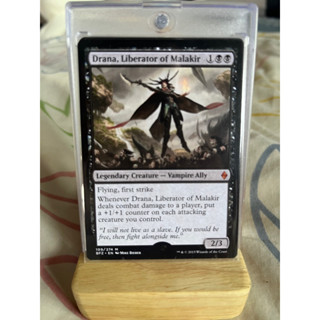 การ์ด MTG Drana, Liberator of Malakir Black Magic the Gathering EDH รุ่น BFZ สภาพ Nm