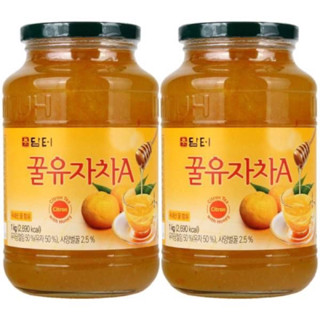 담터 꿀육자차A citron tea with honey ชามะนาวผสมน้ำผึ้ง