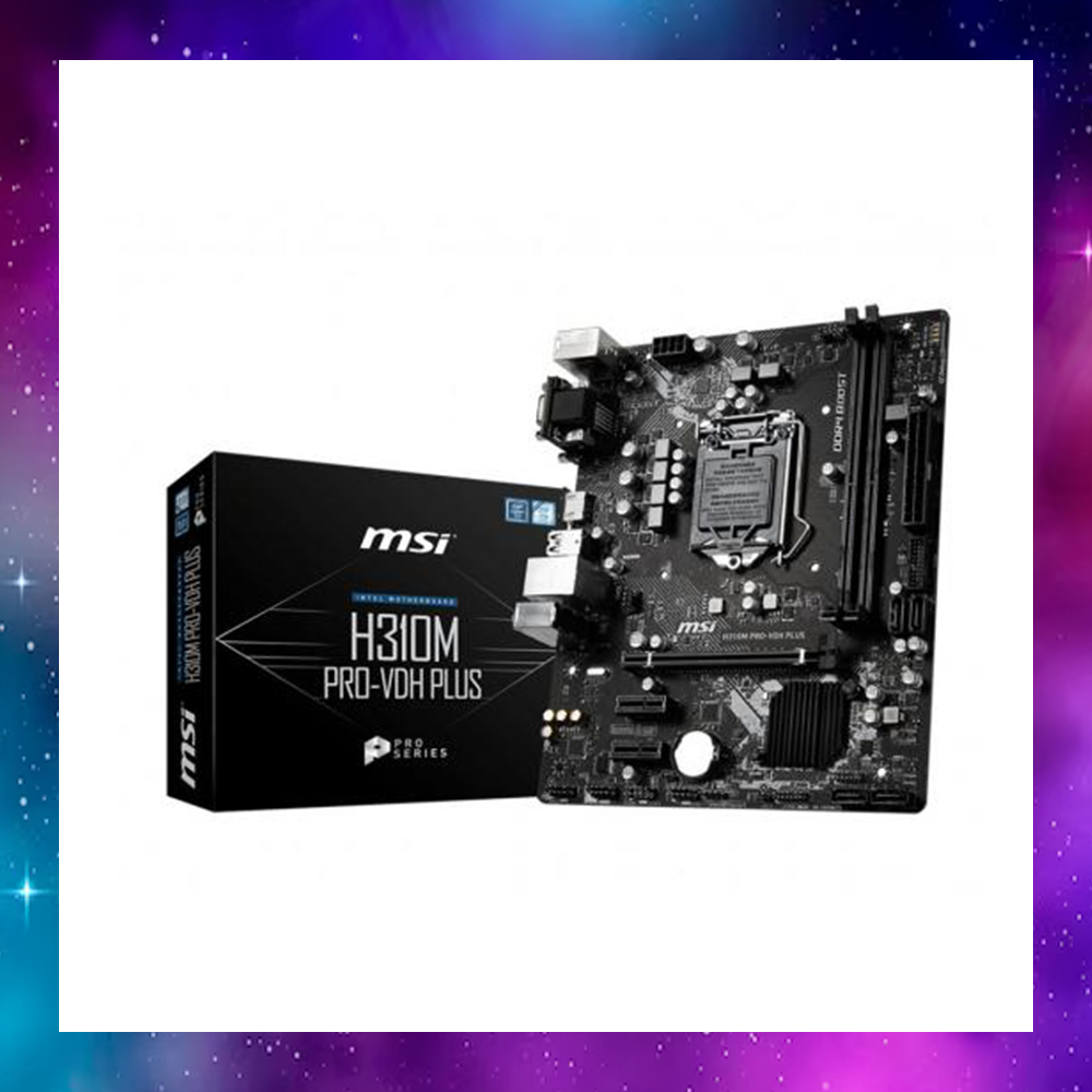 MAINBOARD (เมนบอร์ด) 1151 MSI H310M PRO-VDH PLUS GEN8-9 ใช้งานปกติ