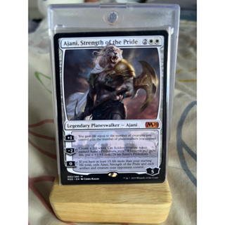 การ์ด MTG Ajani, Strength of the Pride White Magic the Gathering EDH รุ่น Core set M20 สภาพ Nm