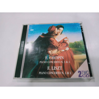 2 CD MUSIC ซีดีเพลงสากลCHOPIN CONCERTON 1&amp;2-F LISZT CONCERTO N. 1&amp;2-LCB 124    (A7D43)