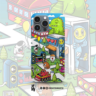 Doodle City1 เคสด้านพรีเมี่ยม Premium Matte Case