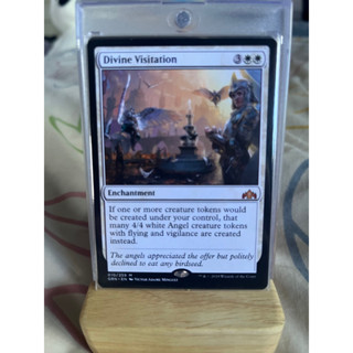 การ์ด MTG Divine Visitation White Magic the Gathering EDH รุ่น GRN สภาพ Nm