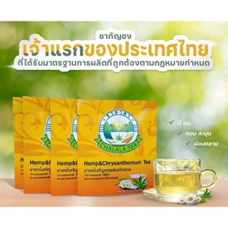 ซองชากัญชง​ (มีอย.)​ 🌼 ชา​  Chalala Tea 🍃🍵 ชาลาลา  ชาเก็กฮวย ชาเก๊กฮวย​ ชากัญ​ ชากันชง​ ผสมเก๊กฮวย​ หอมละมุน​ กลมกล่อม