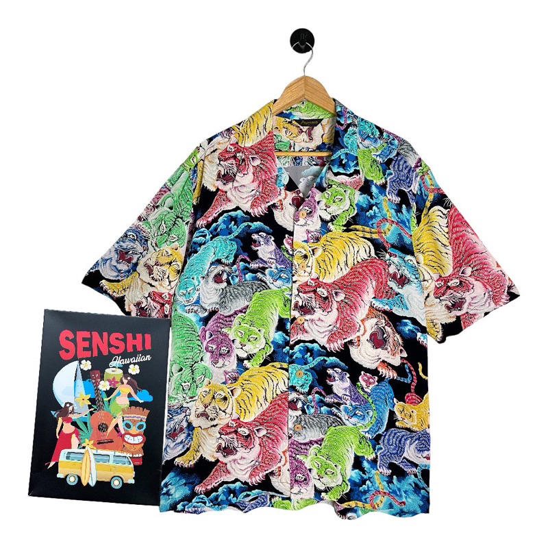 เสื้อฮาวาย SENSHI x POJOCOCO “One Hundred Tigers 🐅 Limited Edition With Box” สินค้าพร้อมกล่องยังไม่ผ