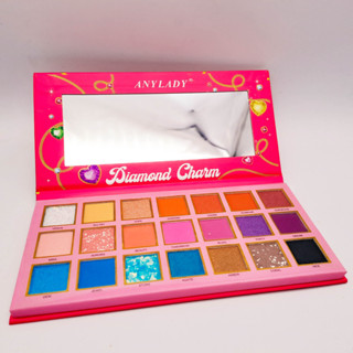 **แท้100%**พาเลทอายแชโดว์ทาตา BARBIE บาร์บี้ลุค Anylady​ EyeShadow Palette 21​สี เนื้อดินน้ำมันเนื้อชิ​มเมอร์​โทนบาร์บี้