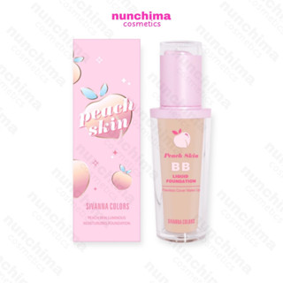 HF5097 Sivanna Colors Peach Skin Luminous Moisturizing Foundation ซีเวนน่า พีช สกิน ลูมินัส มอยเจอร์ไรซิ่ง รองพื้น