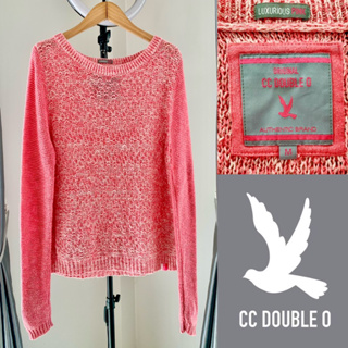 เสื้อไหมพรมกันหนาว Used CC-OO knitted Luxurious Pink Glitter M 23/265